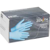 Gants jetables en paquets pour distributeur, Moyen, Nitrile, 4,5 mils, Sans poudre, Bleu Industrial Sales