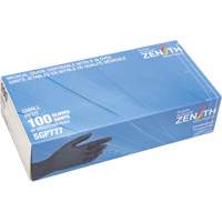 Gants jetables de calibre m&eacute;dical r&eacute;sistants &agrave; la perforation, Petit, Nitrile, 5 mils, Sans poudre, Noir, Classe 2 Industrial Sales