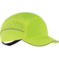 Skullerz&reg; 8955 Lightweight Bump Cap Hat, High Visibility Lime Green Industrial Sales