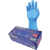 Blurite XPL Examination Gloves, Small, Nitrile, 8-mil, Powder-Free, Blue, Class 2 Industrial Sales