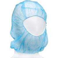 Disposable Hood, Polypropylene, Blue Industrial Sales