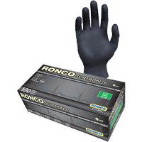 Sentron 6 Disposable Examination Gloves, Small, Nitrile, 6-mil, Powder-Free, Black, Class 2 Industrial Sales