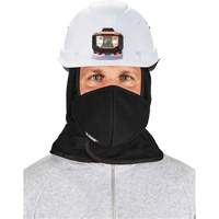 N-Ferno&reg; Winter Hard Hat Liner with Mouthpiece, Fleece Lining, One Size, Black Industrial Sales