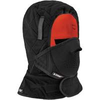 N-Ferno&reg; 3-Layer Winter Hard Hat Liner with Mouthpiece, Fleece Lining, One Size, Black Industrial Sales