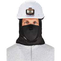 N-Ferno&reg; 3-Layer Winter Hard Hat Liner with Mouthpiece, Fleece Lining, One Size, Black Industrial Sales