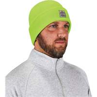 N-Ferno&reg; Rib Knit Beanie Hat, One Size, High-Visibility Lime Green Industrial Sales
