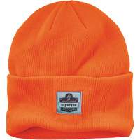 N-Ferno&reg; Rib Knit Beanie Hat, One Size, Orange Industrial Sales