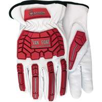 Van Goat Impact & Cut Resistant Gloves, X-Small, Goatskin Palm, Slip-On Cuff Industrial Sales