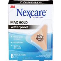 Pansements imperm&eacute;ables &agrave; tenue maximale Nexcare, Main/Talon, 3-1/2", Plastique, St&eacute;rile Industrial Sales