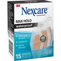 Pansements imperm&eacute;ables &agrave; tenue maximale Nexcare, Assorti, Plastique, St&eacute;rile Industrial Sales