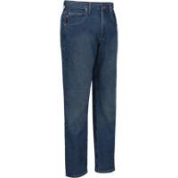 Dura-Kap&reg; Flex Denim Work Jeans, Denim, Navy Blue, Size 32 Industrial Sales
