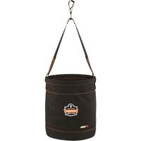 Arsenal&reg; 5970 Swiveling Hook Hoist Bucket, Nylon, 12.5" Dia. x 15" H, 100 lbs. Load Rating Industrial Sales
