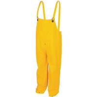 Pantalons &agrave; bavette imperm&eacute;ables de s&eacute;rie classique, Grand, Polyester/PVC, Jaune Industrial Sales