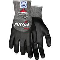 Gants r&eacute;sistant aux coupures Max Ninja, Taille Moyen, Calibre 10, Rev&ecirc;tement Bipolym&egrave;re, Enveloppe en Dyneema, ASTM ANSI niveau A3 Industrial Sales