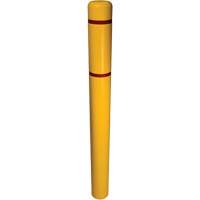 Bollard Cover, 6" Dia. x 52" L, Yellow Industrial Sales