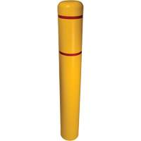 Bollard Cover, 4" Dia. x 54" L, Yellow Industrial Sales