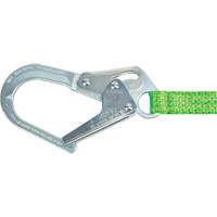 Miller&reg; HP Shock-Absorbing Lanyard, 4', Locking Rebar Hook Center, Locking Snap Hook Leg Ends, Polyester Industrial Sales