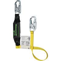 Miller&reg; HP Shock-Absorbing Lanyard, 4', Locking Snap Hook Center, Locking Snap Hook Leg Ends, Polyester Industrial Sales