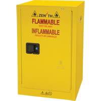 Flammable Storage Cabinet, 12 gal., 1 Door, 23" W x 35" H x 18" D Industrial Sales