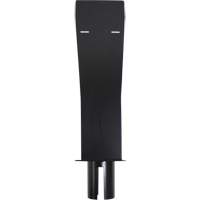 Porte-distributeur pour poteaux de barri&egrave;re pour le contr&ocirc;le des foules, Noir Industrial Sales