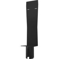 Porte-distributeur pour poteaux de barri&egrave;re pour le contr&ocirc;le des foules, Noir Industrial Sales