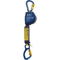 Cordage de s&eacute;curit&eacute; autor&eacute;tractable allong&eacute; Nano-Lok, 10', Dyneema, Pivotant Industrial Sales