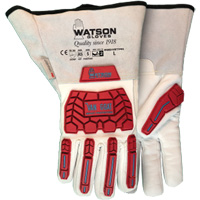 9549TPR Van Goat Gloves, Medium, Goatskin Palm, Gauntlet Cuff Industrial Sales