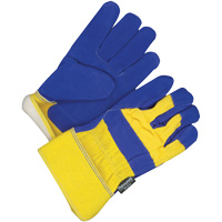 Classic Fitter's Gloves, One Size, Split Leather Palm, Thinsulate Inner Lining Industrial Sales