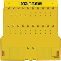 Trilingual Covered Lock Station, None Padlocks, 20 Padlock Capacity, Padlocks Not Included Industrial Sales