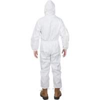 Combinaisons &agrave; capuchon de premi&egrave;re qualit&eacute;, Petit, Blanc, Microporeux Industrial Sales
