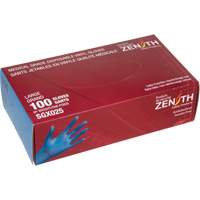 Gants jetables de calibre m&eacute;dical, Petit, Vinyle, 4,5 mils, Sans poudre, Bleu, Classe 2 Industrial Sales