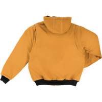 Blouson d'aviateur en toile lourde avec capuchon, Hommes, Petit, Brun Industrial Sales