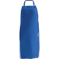Endurosaf Bib Apron, Polyurethane, 50" L x 34" W, Blue Industrial Sales