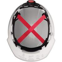 Casque de s&eacute;curit&eacute; &agrave; bordure avant, R&eacute;pond aux normes CSA type 1, Suspension Rochet, Non ventil&eacute; Industrial Sales