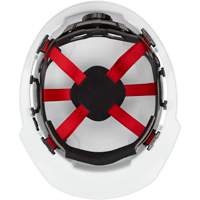 Casque de s&eacute;curit&eacute; &agrave; bordure avant, R&eacute;pond aux normes CSA type 1, Suspension Rochet, Ventil&eacute; Industrial Sales