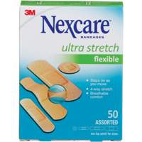 Pansements ultra-extensibles Nexcare, Assorti, Plastique, Non st&eacute;rile Industrial Sales