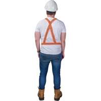 Traffic Harness, High Visibility Orange, Silver Reflective Colour, Medium Industrial Sales