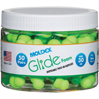 Glide&reg; Foam Earplugs, Bulk - Canister Industrial Sales