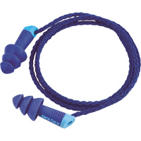 Alphas Metal Detectable Reusable Earplugs, Corded, One-Size, Bulk - Polybag, 27 NRR dB Industrial Sales