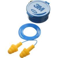 E-A-R Ultrafit Premolded Earplugs, Corded, Pair - Plastic Case, 25 dB NRR, One-Size Industrial Sales