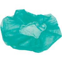 Bonnets bouffants, Polypropyl&egrave;ne, 21", Vert Industrial Sales
