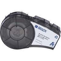 Self-Laminating Wrap Around Labels with Ribbon, Black Industrial Sales