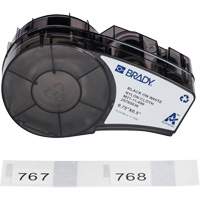 Aggressive Adhesive Multi-Purpose Labels with Ribbon, Black Industrial Sales