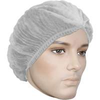 Cova-Cap Pleated Bouffant Cap, Polypropylene, 21", White Industrial Sales