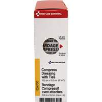 Recharge de bandages compressifs avec attaches SmartCompliance, 4" lo x 4" la Industrial Sales