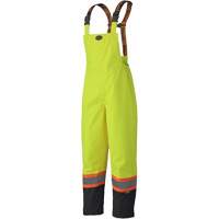 5405 Salopettes imperm&eacute;ables 300D Trilobal antid&eacute;chirure, Polyester, T-petit, Jaune lime haute visibilit&eacute; Industrial Sales