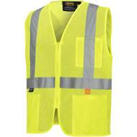 6944 Veste de s&eacute;curit&eacute; ignifuge, Jaune lime haute visibilit&eacute;, Petit, Polyester Industrial Sales