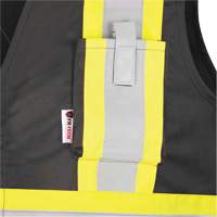 7729 Veste r&eacute;sistante aux arcs &eacute;lectriques FR-Tech, Petit, Noir, 10 cal/cm² Industrial Sales