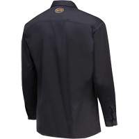 7742 FR-Tech&reg; Flame-Resistant Safety Shirt, Small, Navy Blue Industrial Sales