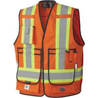 7732 Veste d'arpenteur ignifuge et r&eacute;sistant aux arcs &eacute;lectriques FR-Tech, Petit, Orange haute visibilit&eacute;, 9,7 cal/cm² Industrial Sales